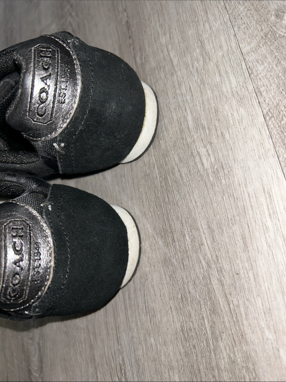 COACH Black Monogram Low-Top Sneakers - Picture 3 of 6